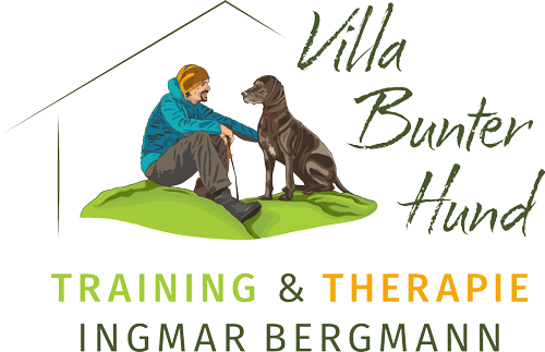 Logo Hundeschule Villa Bunter Hund Hochformat